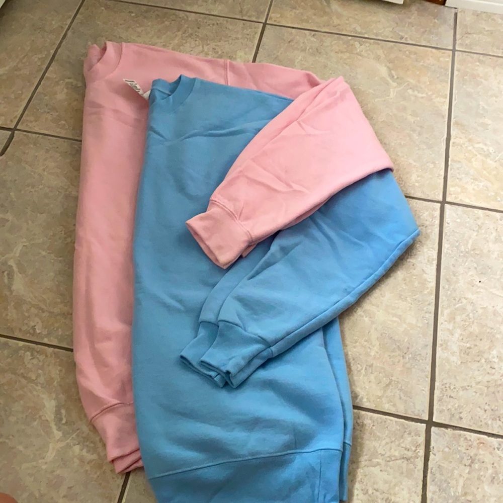 Hanes M Cotton Candy sweatshirts